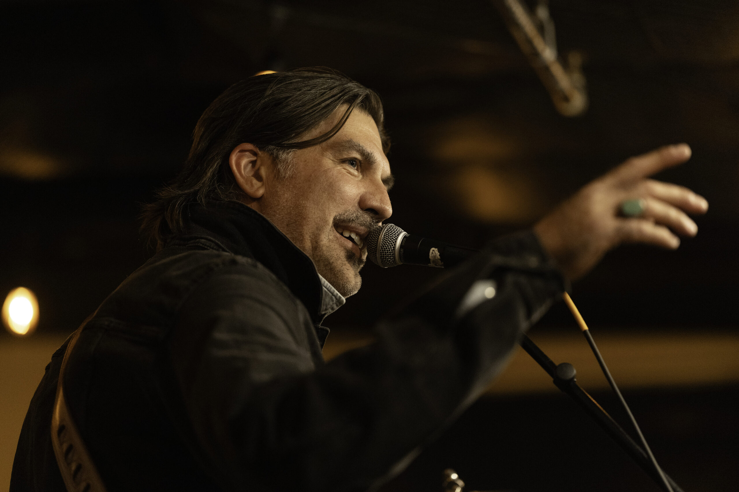 Kenny Hotopp and the Night Owls performing at Anodyne Coffee Roasting Co. in Milwaukee, Wisconsin on 01/30/2026.