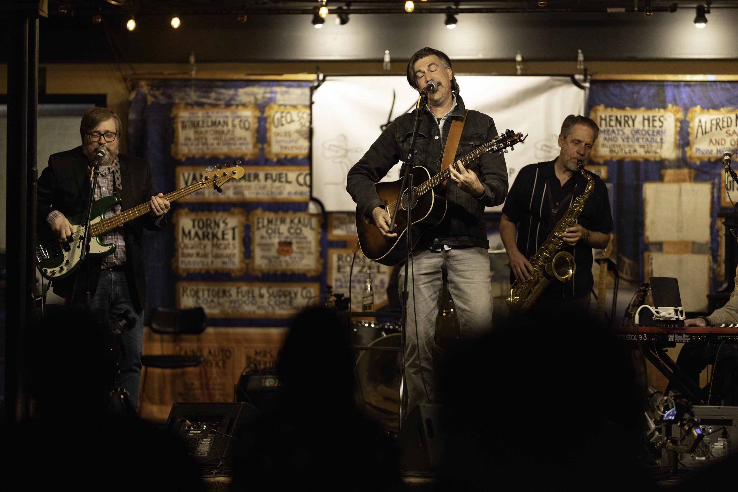 Kenny Hotopp and the Night Owls performing at Anodyne Coffee Roasting Co. in Milwaukee, Wisconsin on 01/30/2026.